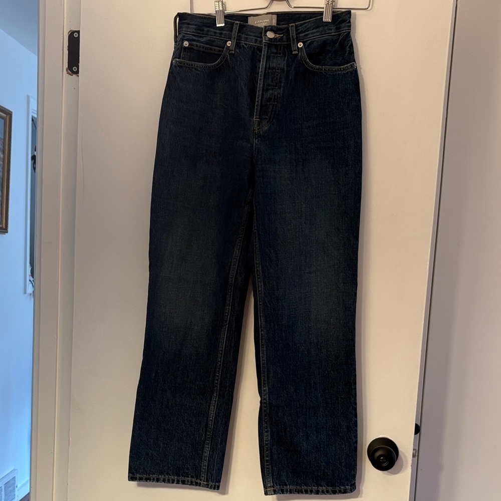 Everlane Dark Blue Ankle Jeans